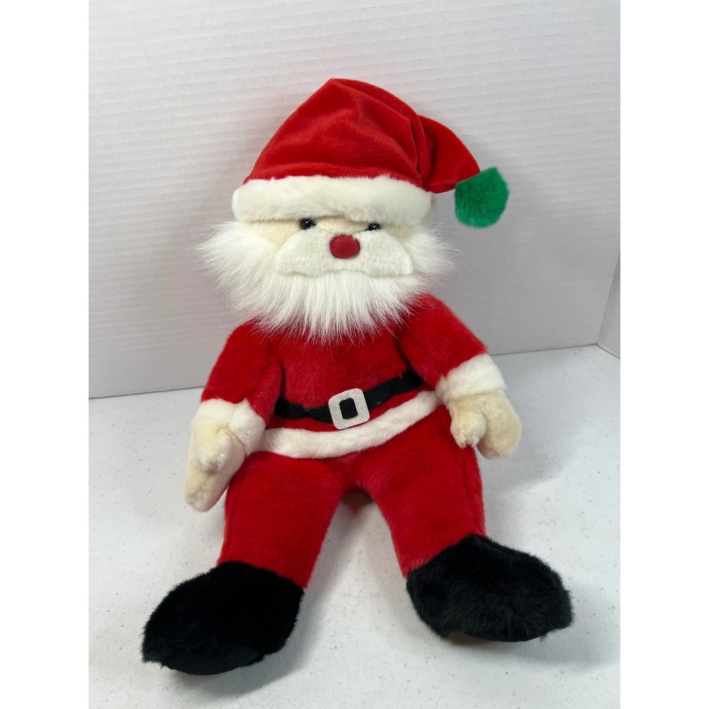 Ty Beanie Buddies Santa Claus‎ Plush 2000 Holiday Stuffed Toy Red White 14 inch